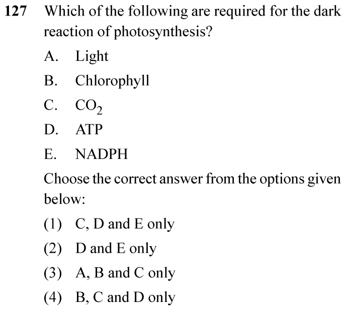 NEET 2024 Botany Question 127
