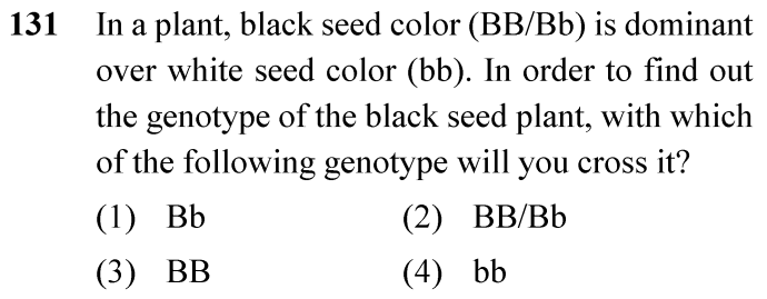 NEET 2024 Botany Question 131