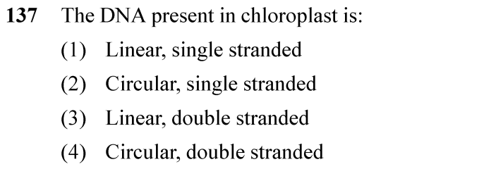 NEET 2024 Botany Question 137