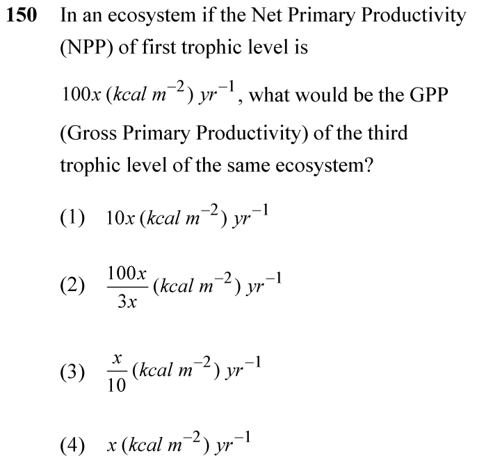 NEET 2024 Botany Question 150
