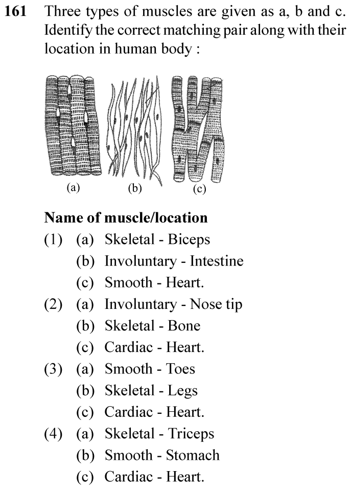 NEET 2024 zoology Question 161