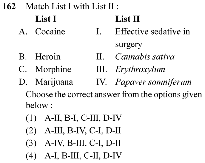 NEET 2024 zoology Question 162