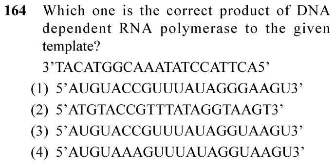 NEET 2024 zoology Question 164