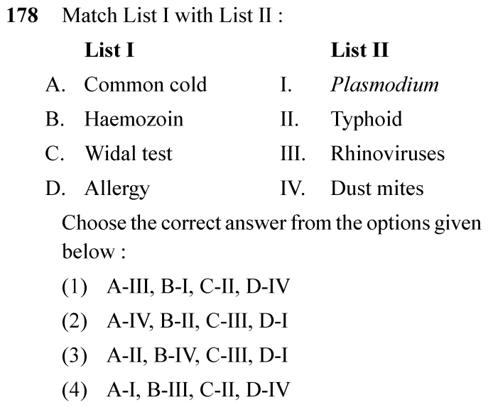 NEET 2024 zoology Question 178