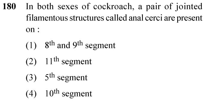 NEET 2024 zoology Question 180