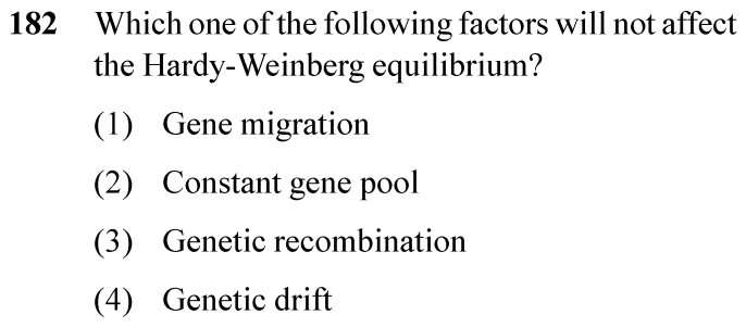 NEET 2024 zoology Question 182