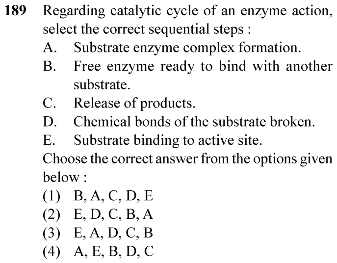 NEET 2024 zoology Question 189