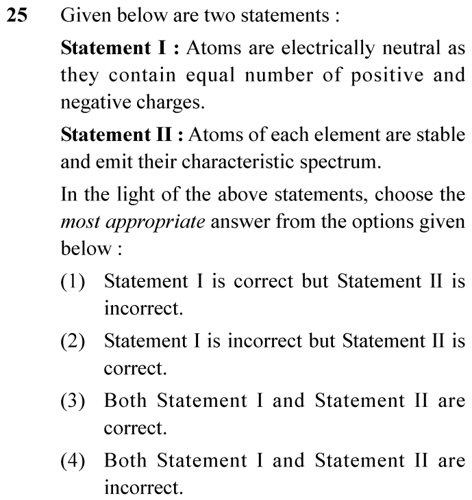 NEET 2024 Physics Question 25