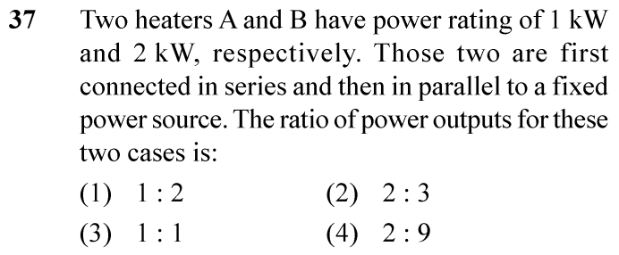 NEET 2024 Physics Question 37