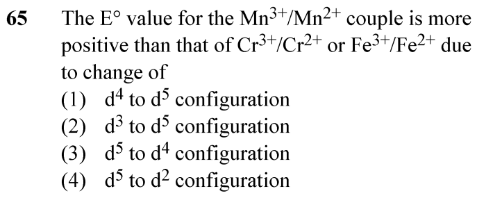 NEET 2024 chemistry Question 65