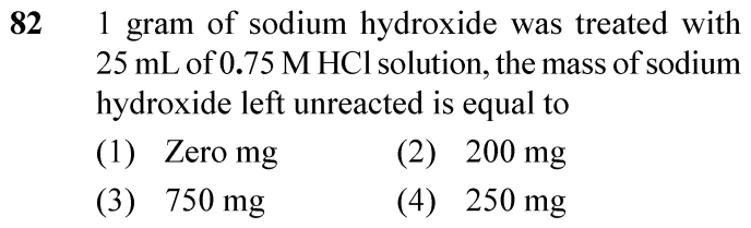 NEET 2024 chemistry Question 82