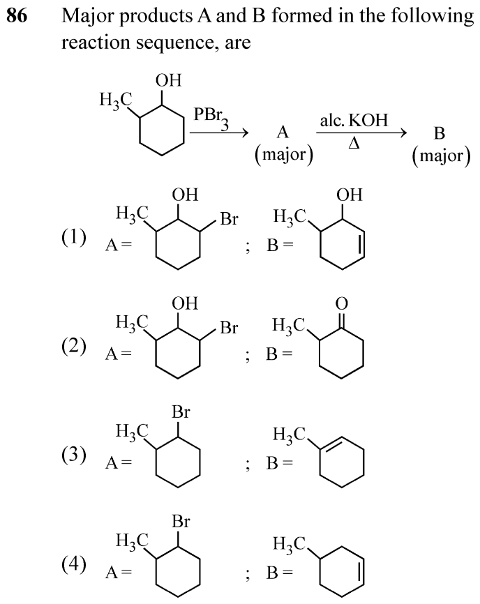 NEET 2024 chemistry Question 86