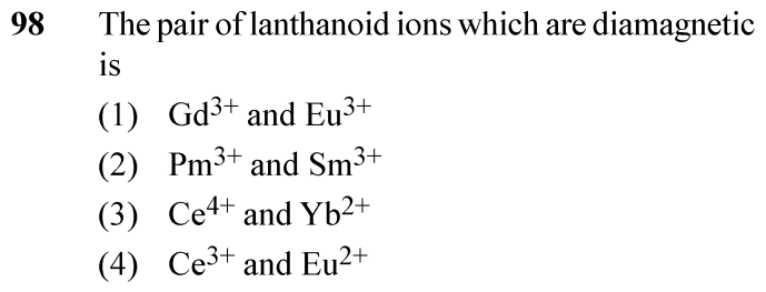 NEET 2024 chemistry Question 98