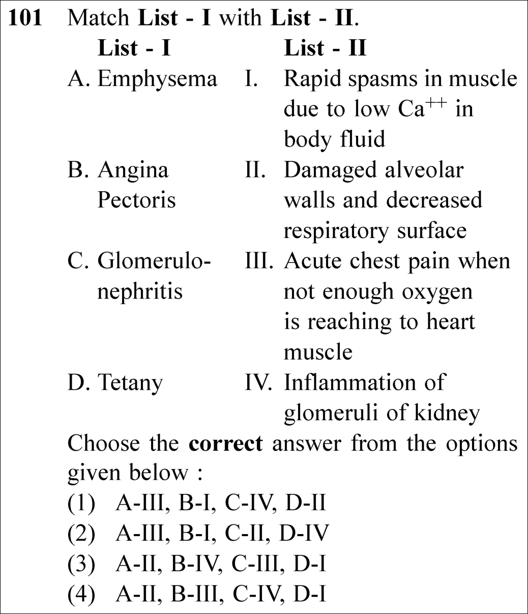 NEET 2025 Botany Question 101