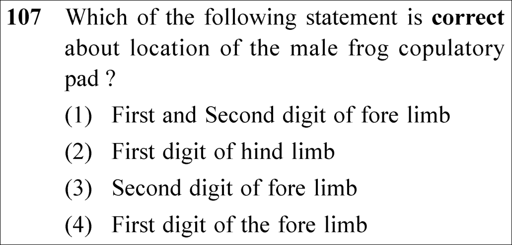 NEET 2025 Botany Question 107