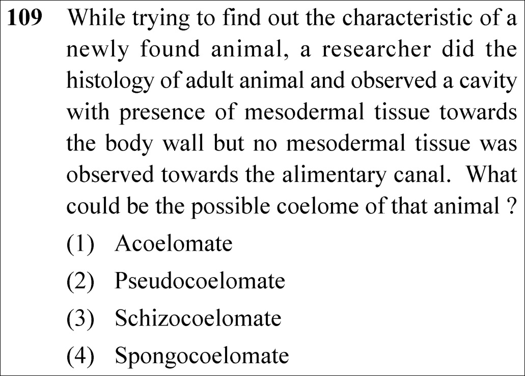 NEET 2025 Botany Question 109