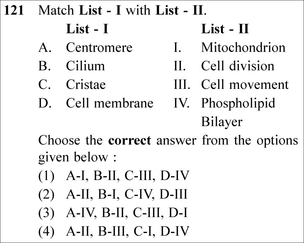 NEET 2025 Botany Question 121