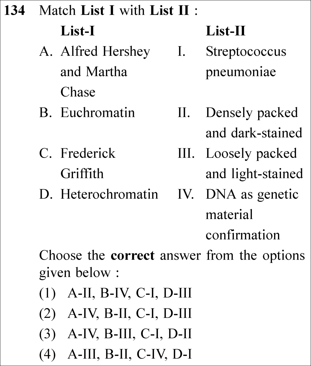 NEET 2025 Botany Question 134