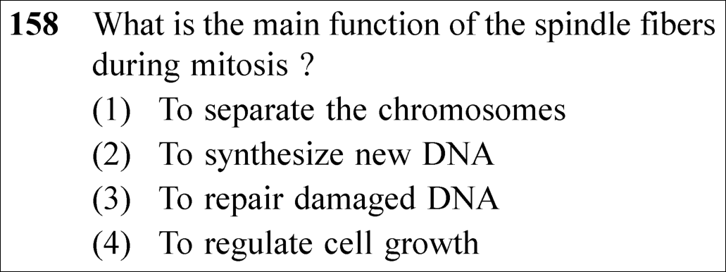 NEET 2025 zoology Question 158