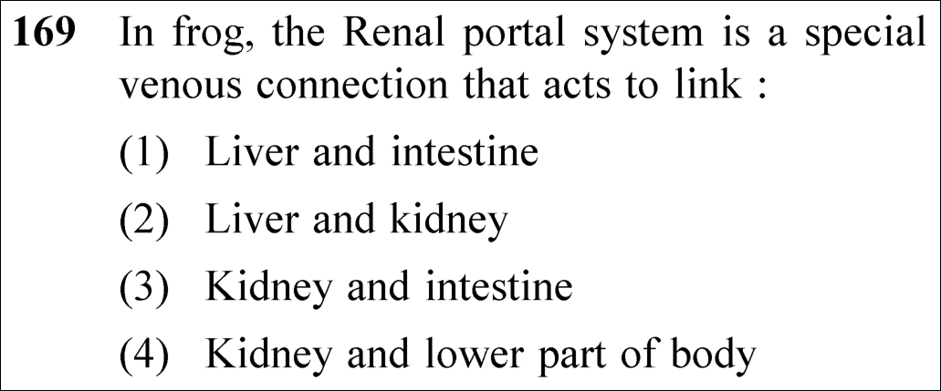 NEET 2025 zoology Question 169