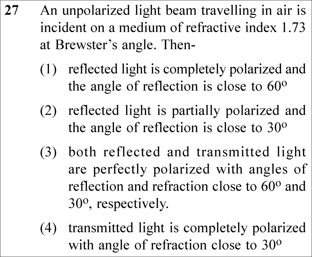 NEET 2025 Physics Question 27