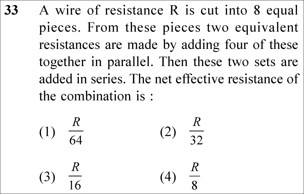 NEET 2025 Physics Question 33