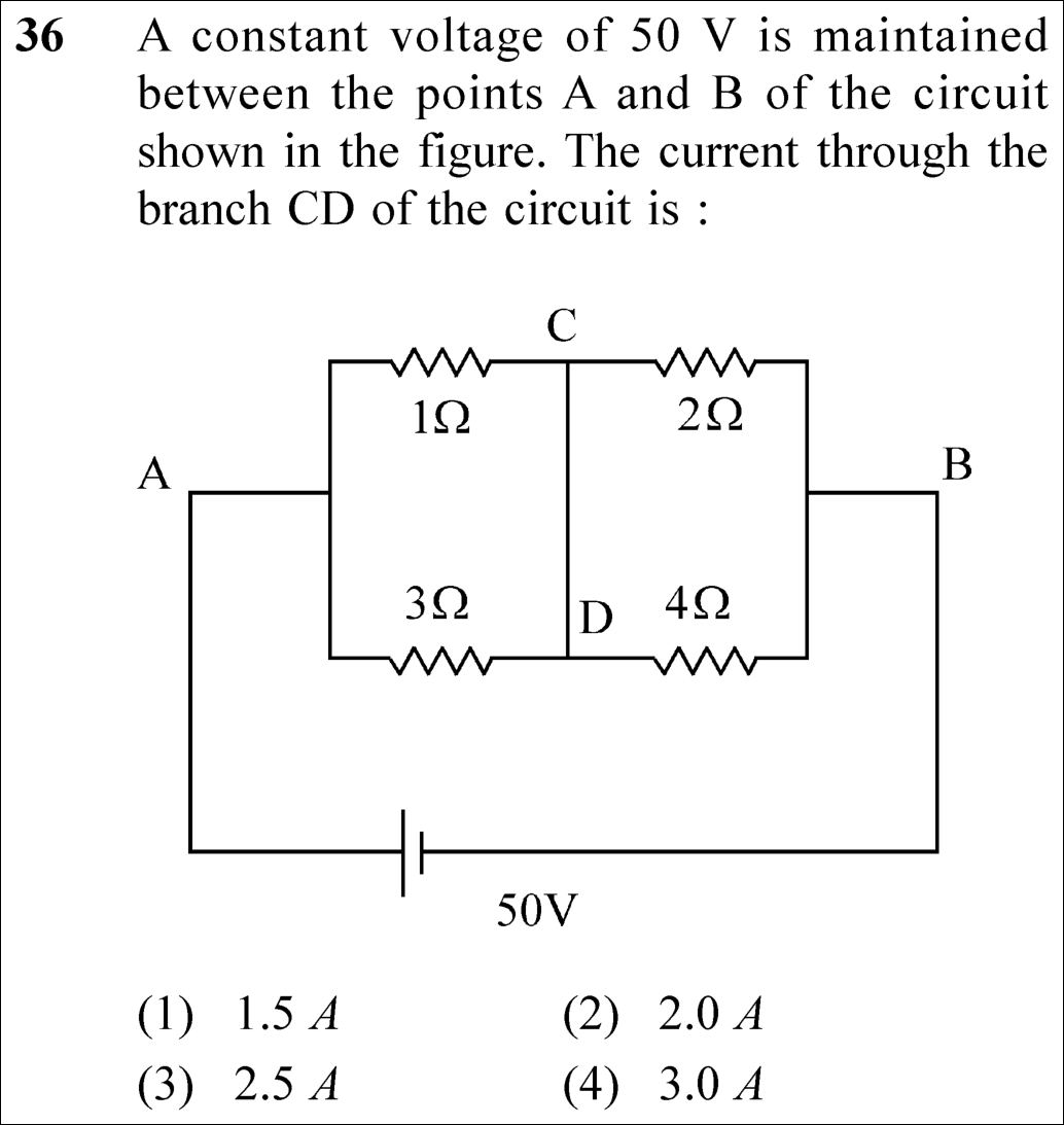 NEET 2025 Physics Question 36