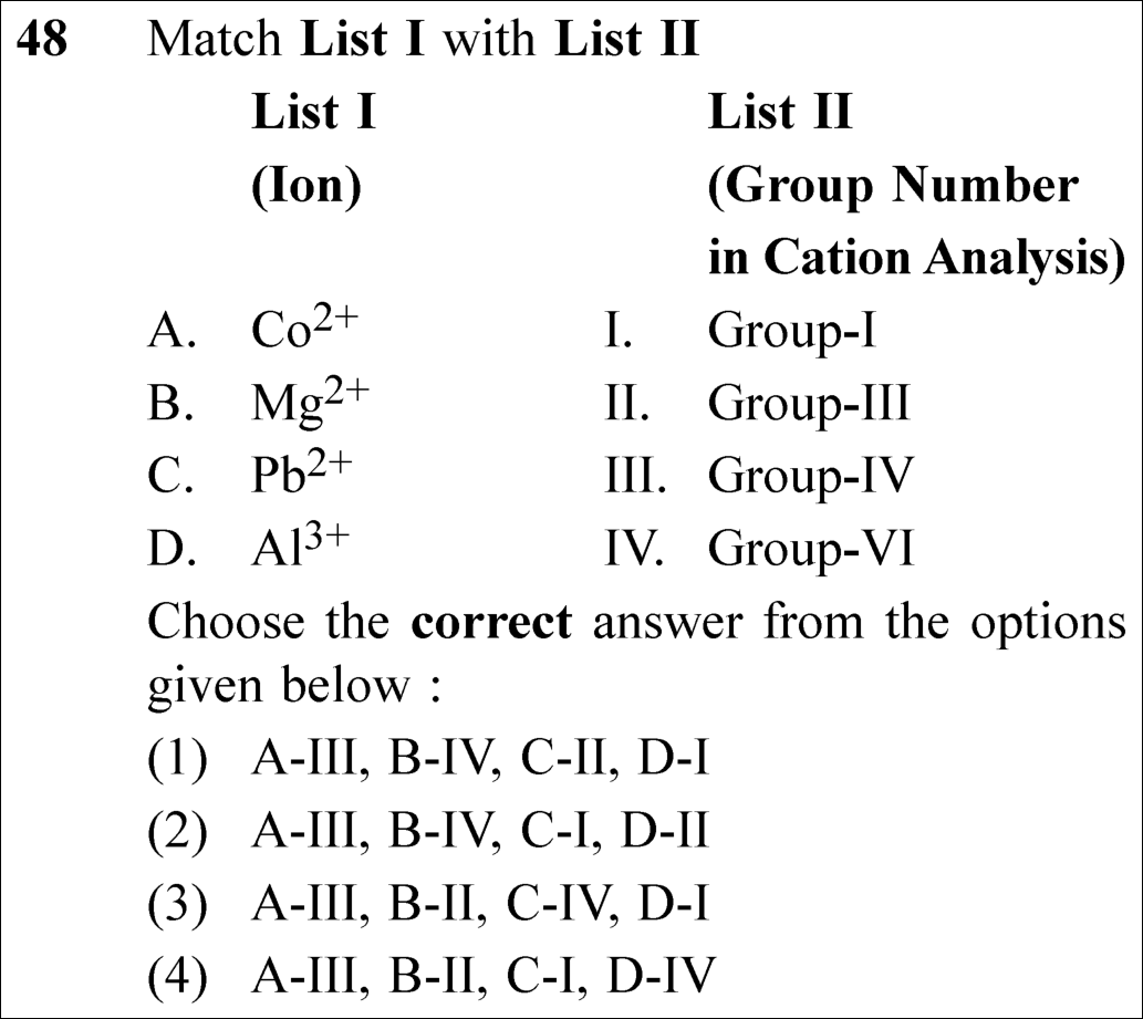 NEET 2025 chemistry Question 48