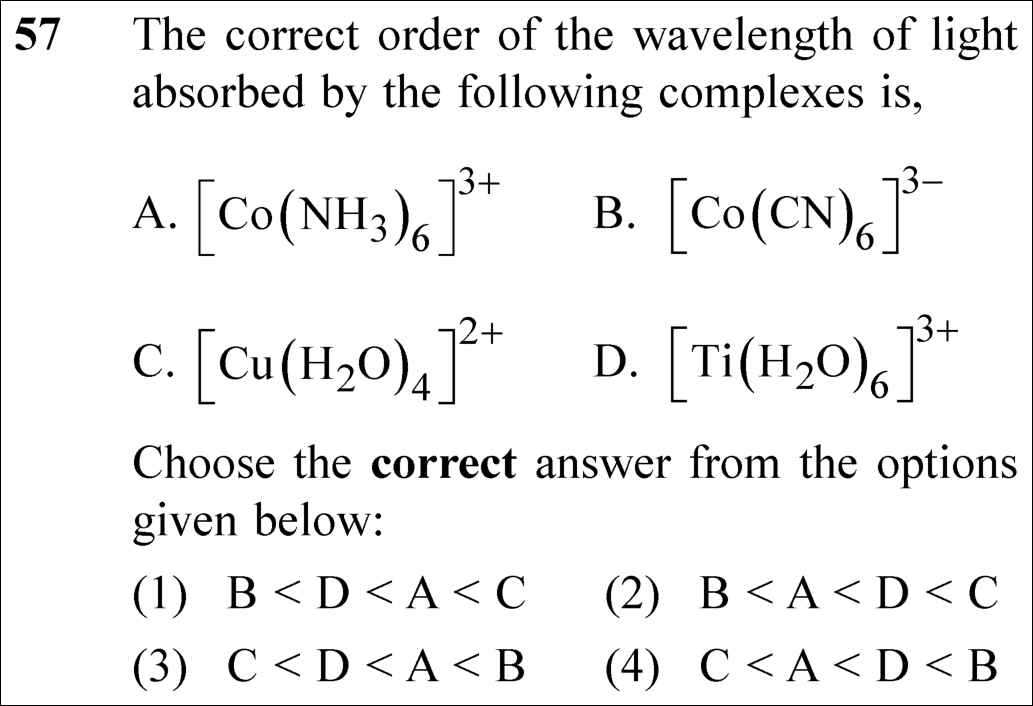 NEET 2025 chemistry Question 57
