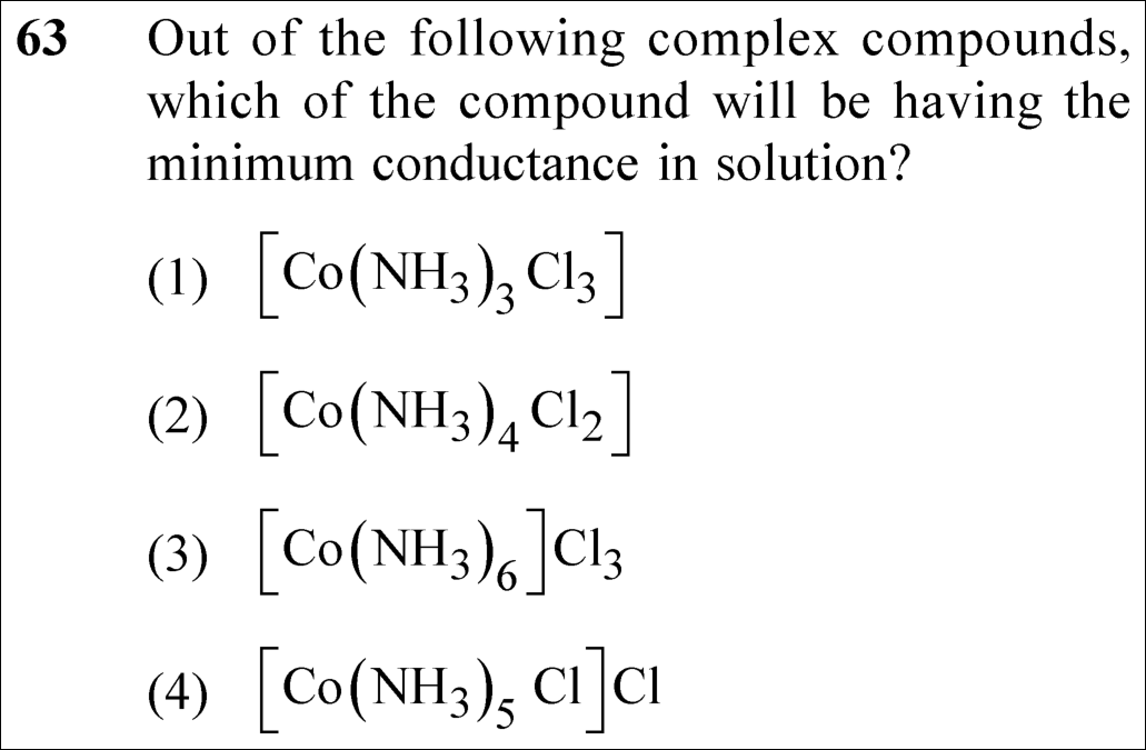 NEET 2025 chemistry Question 63