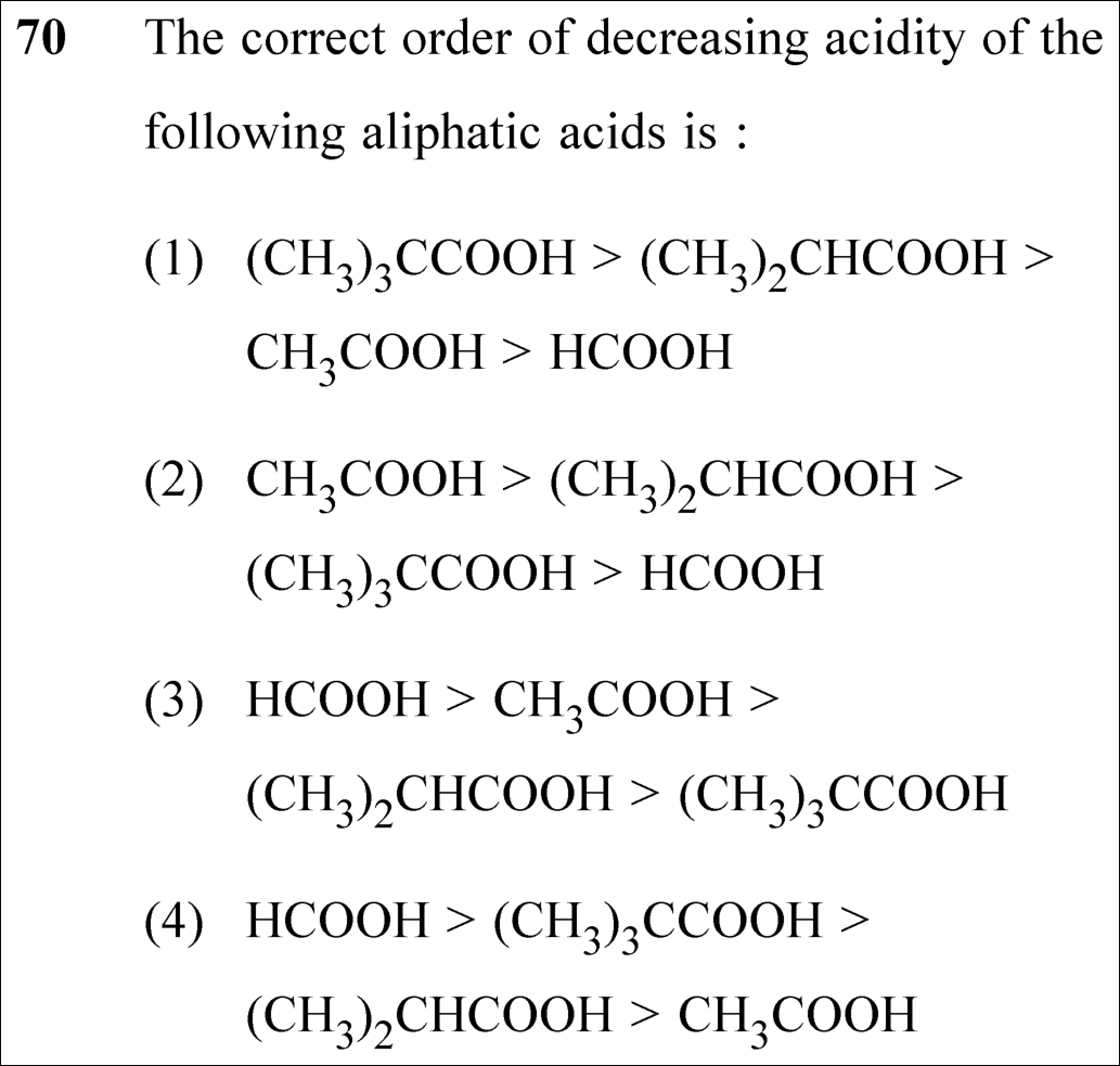 NEET 2025 chemistry Question 70