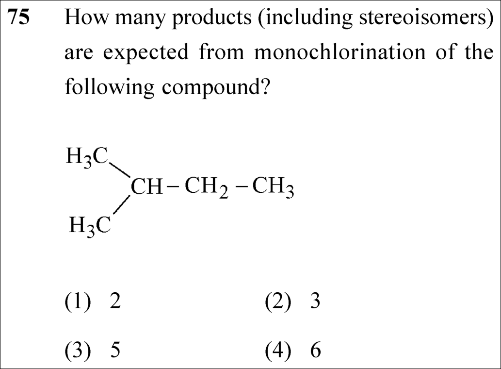 NEET 2025 chemistry Question 75