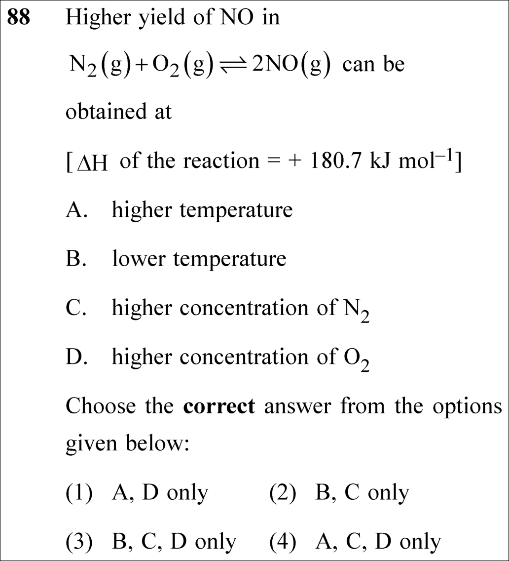 NEET 2025 chemistry Question 88