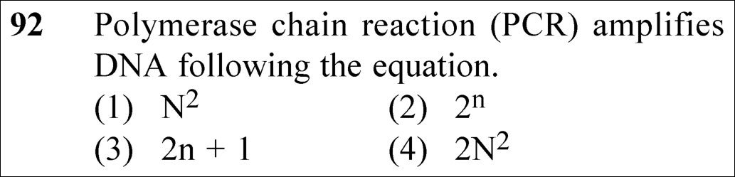 NEET 2025 Botany Question 92