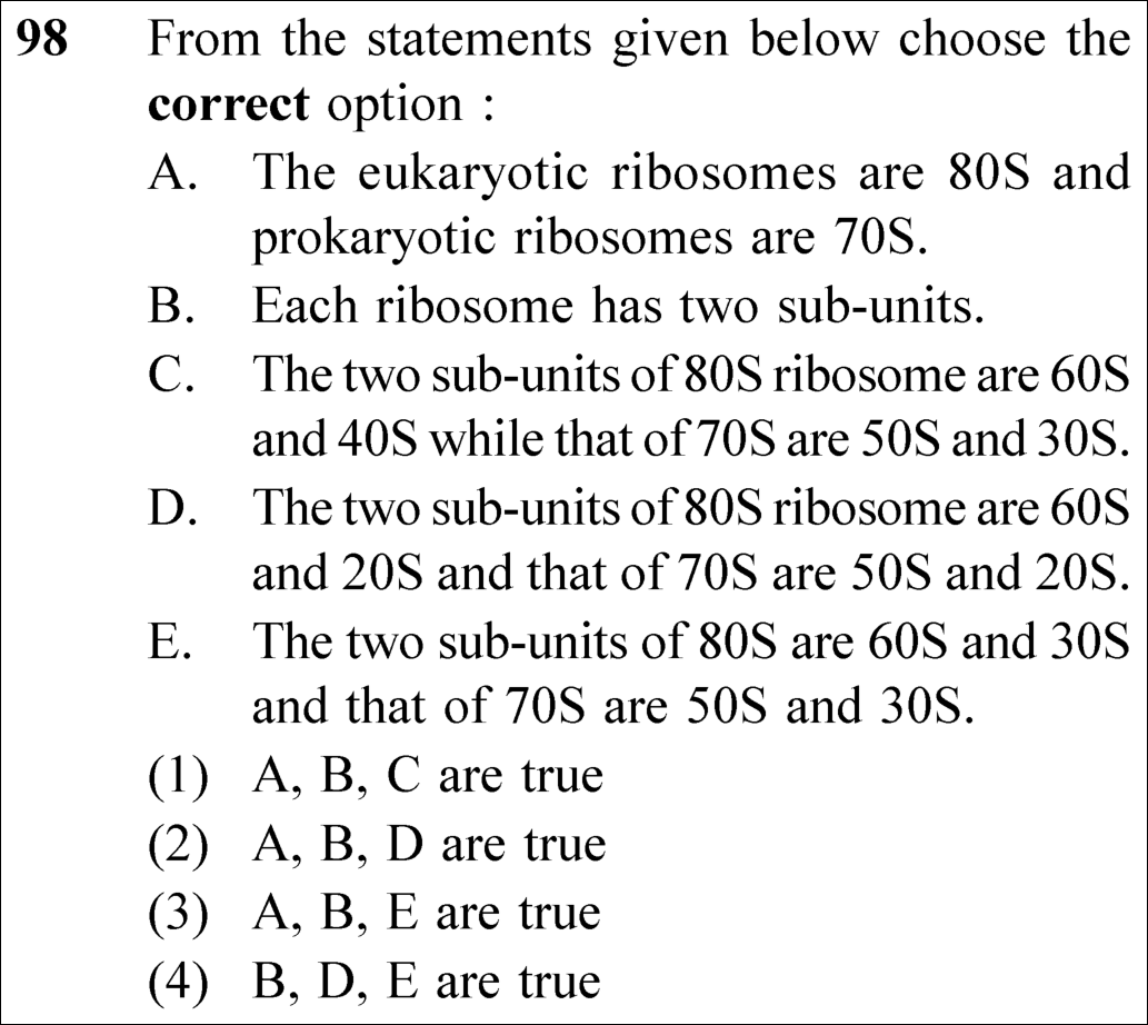 NEET 2025 Botany Question 98