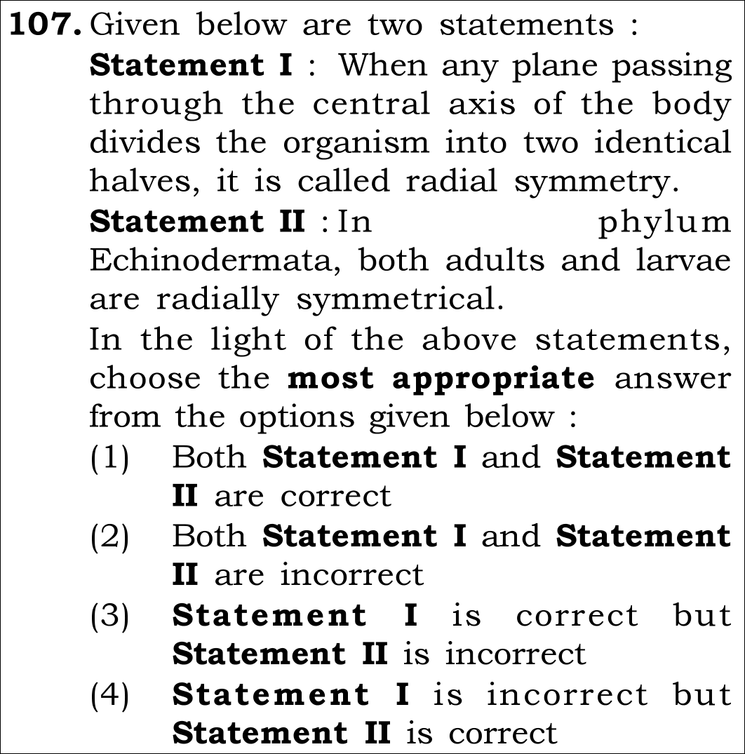 NEET 2026 Botany Question 107