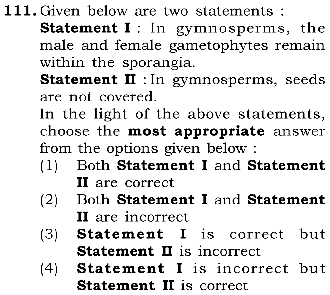 NEET 2026 Botany Question 111