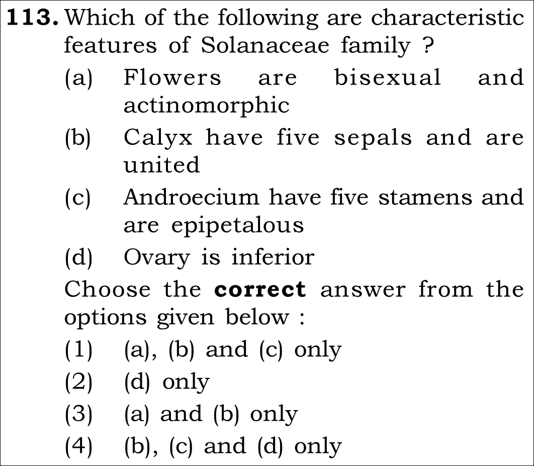 NEET 2026 Botany Question 113