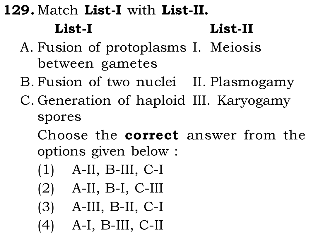 NEET 2026 Botany Question 129