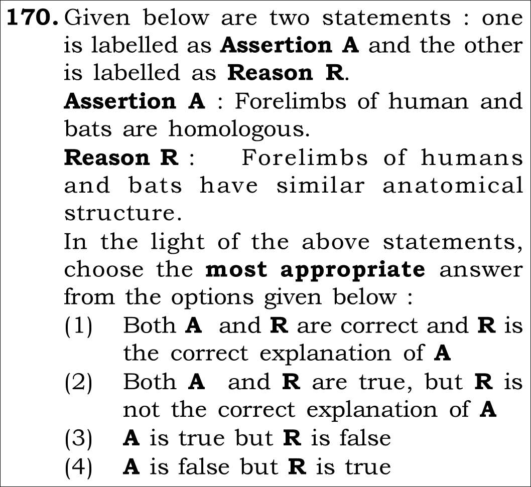 NEET 2026 Zoology Question 170