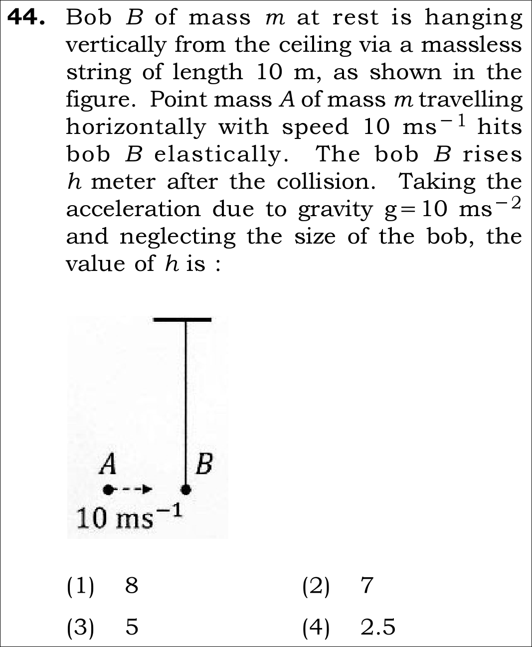 NEET 2026 Physics Question 44