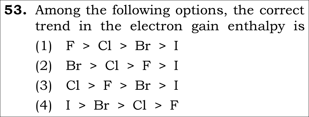 NEET 2026 chemistry Question 53