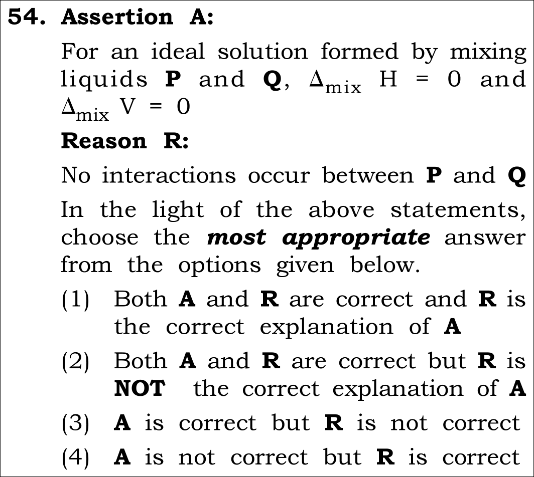 NEET 2026 chemistry Question 54