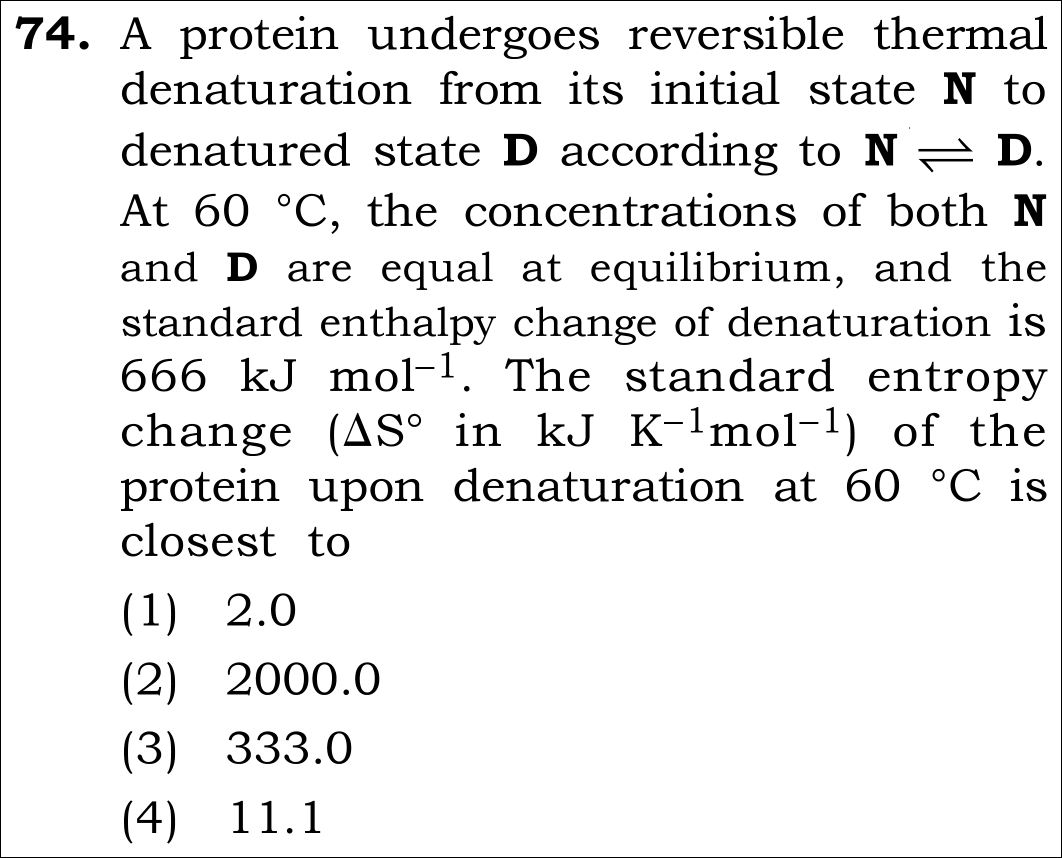 NEET 2026 chemistry Question 74