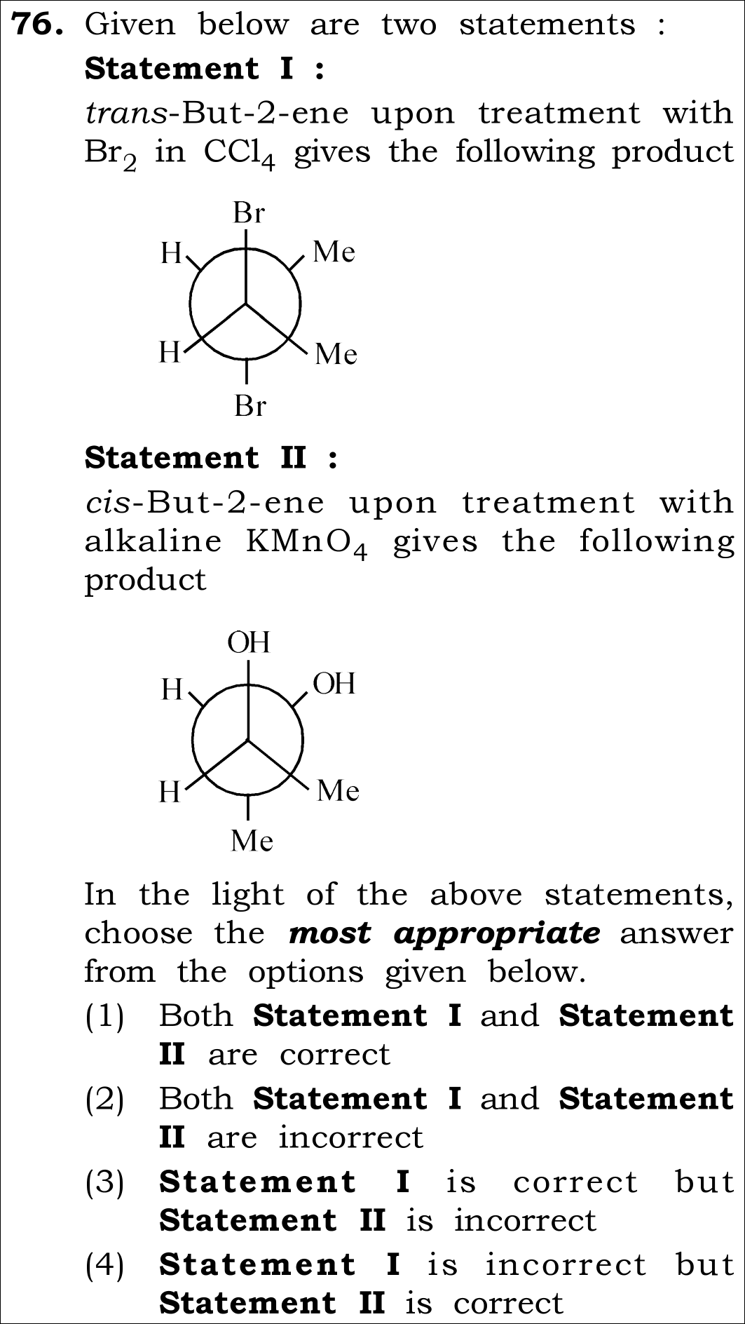 NEET 2026 chemistry Question 76