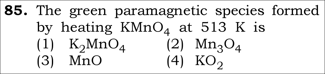 NEET 2026 chemistry Question 85