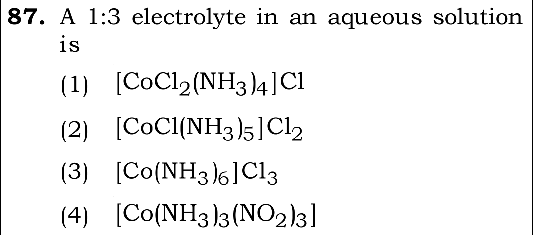 NEET 2026 chemistry Question 87