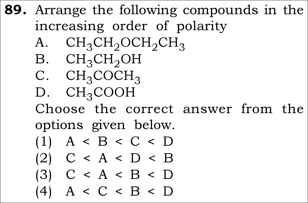 NEET 2026 chemistry Question 89